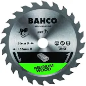 Bahco Kabellos Kreissägeblatt Mit 24 Zähnen Für Holzsägen 190 Mmx10 Mm