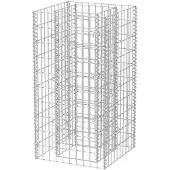 vidaXL Gabione Hochbeet Stahl 50x50x100 Cm