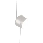 Flos Aim LED-Design-Pendelleuchte, weiß - , AIM, dimmbar, Weiß, für Wohnzimmer, Metall, Design