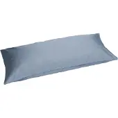 Yumeko Kissenbezug Baumwollsatin 40x80 Blau - Eco, Bio & Fairtrade