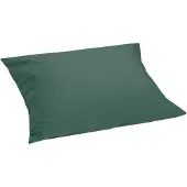 Yumeko Kissenbezug Perkal Baumwolle 50x60 Grün - Eco, Bio & Fairtrade