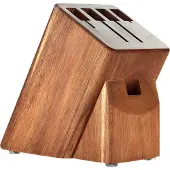 Xinzuo - Akazienholz Universal Messerblock (für 5 Werkzeuge)