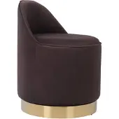 MAY Interiors | Drehhocker Viktor braun MDF 52x68x52 cm | NADUVI