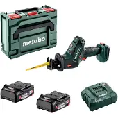 Metabo Akku-Säbelsäge SSE 18 LTX Compact metaBOX 145 - 18V 2x2Ah Li-Power + ASC 55