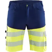 Blakläder Warnschutz-Shorts, gelb / marineblau, Konfektionsgrösse DE: 54
