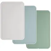 Berghoff Schneidebrett Set Leo Line Legacy White / Baby Blue / Sage (3-teilig)