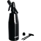 Olympia Sodasiphon 1L für Sprudelwasser und kohlensäurehaltige Getränke mit CO2-Kapseln