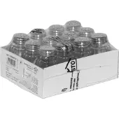 Emga Salzstreuer | Edelstahl/Glas | 12 Stück | 80(h)mm.