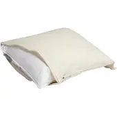 Yumeko Kissenschoner Flanell 50x60 Beige - Eco, Bio & Fairtrade