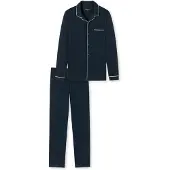 Schiesser Pyjama Schiesser 179296 Herren Dark Blue-Größe 58