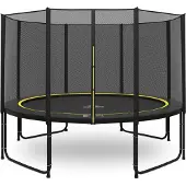 Magic Jump Black Trampoline 366 cm mit Sicherheitsnetz