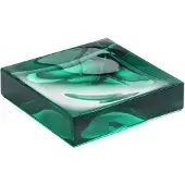 Laufen KARTELL Boxy Seifenschale, B/T/H: 105/105/25 mm, H3833300920001, Farbe: Smaragdgrün