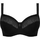 Fantasie Nicht geformter BH Illusion | Grösse: 85I | Farbe: Schwarz