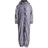 Petite Chérie Ally Gefütterter Regenoverall, Flowers Lavender Gray, 86