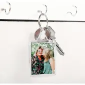 Yoursurprise Schlüsselanhänger mit Foto - Transparent - 25 Stück (beidseitig)