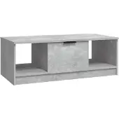 vidaXL Couchtisch Betongrau 102x50x36 cm Holzwerkstoff