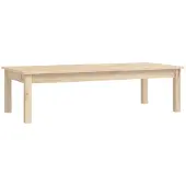 vidaXL Couchtisch 110x50x30 cm Massivholz Kiefer