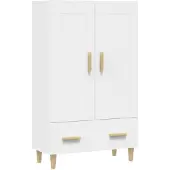 vidaXL Highboard Weiß 70x31x115 cm Holzwerkstoff