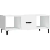vidaXL Couchtisch Weiß 102x50x40 cm Holzwerkstoff