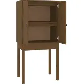 vidaXL Highboard Honigbraun 60x40x120 cm Massivholz Kiefer