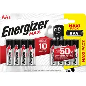 Energizer Max AA 8er Blister Mignon Batterie 1,5V
