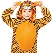 Amscan Kostüm Tiger Onesie Alter 8-10 Jahre