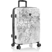 Heys Hartschalen-Trolley "Journey 3G schwarz/weiß, 66 cm" 82 l 4 Rollen Reisegepäck TSA Schloss Volumenerweiterung