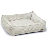 Designed By Lotte Ribbed, Kissen Tierbett, Drinnen, Hund, Grau, Rechteckig, Einfarbig