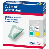 Bsn Medical Cutimed Siltec Sorbact B PU-Verb.10x22,5 12 St