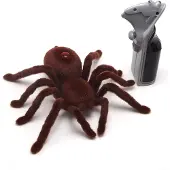 Pro Ferngesteuerte Spinne – Realistische Bewegung | 15 cm Länge mit Beinen | Scherzartikel, Halloween-Deko, Spielzeug