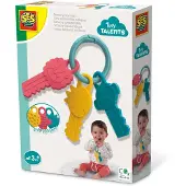 SES Creative Rassel - Aktivitätstasten - Beißen und Fühlen - - One Size - Rasseln