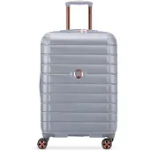 Delsey Shadow 5.0 Spinner 66 cm - Erweiterbar 72/80 Liter - 66x44x29.5/32.5 cm - platinum