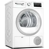 Bosch Serie 4 WTH85VH3, Freistehend, Frontlader, Wärmepumpe, Weiß, Drehregler, Berührung, Rechts
