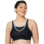 Glamorise Sport-Bustier mit bestem Halt Glamorise Schwarz