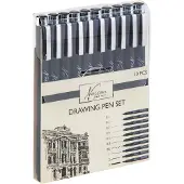 Nassau - Drawing Pen Set Fineliners 10pcs (AR0224/GE)