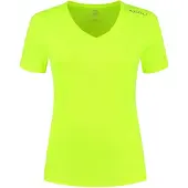 Rogelli Promo Short Sleeve T-shirt Gelb M Frau