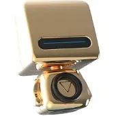 Mobility On Board , Kabelloser Bluetooth-Lautsprecher Modell Robot, Gold
