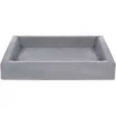 Bia Bed Baumwolle Hoes Hondenmand Grijs