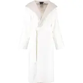 Cawö Bademantel 4345 Kapuze Weiß Damen-36 / 38