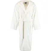 Cawö Bademantel 829 Uni Kapuze Weiß Herren-XL