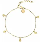 Noelani Armband für Damen, Sterling Silber 925, Coin Noelani Gold