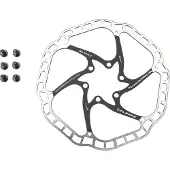 Clarks CD-08 Bremsscheibe 6-Loch 160mm schwarz/silber 160mm 2022 Bremsscheiben