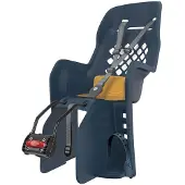 Polisport Joy FF Hinterer Kinderfahrradsitz Rahmenmontage - Denim/Yellow