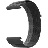 Coros -Armband, 26 mm, schwarzes Nylon