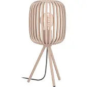 Eglo Tischlampe Romazzina, creme / amber, für Wohn- / Esszimmer, Metall, Modern, Tischlampe
