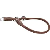 Hunter Dressur-Halsband Round & Soft braun L-XL