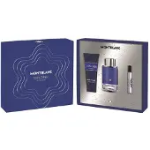 Mont Blanc Set mit Herrenparfüm Explorer Ultra Blue 3 Stücke