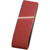 Kwb Schleifbänder 75x533 mm aus Edelkorund mit Körnung 40, Spezialverleimung und flexiblem Baumwollgewebe für den groben Schliff von Holz und Metall