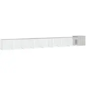 vidaXL Hühnerkäfig Grau 900x91x100 cm Verzinkter Stahl