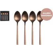 Gusta lepeltjes koper - RVS - 14 cm